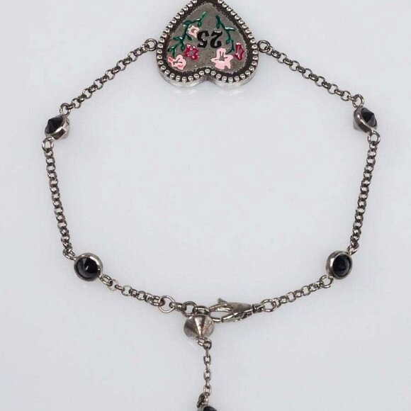 Gucci Silver Metal Bosco & Orso Heart Bracelet - Picture 4 of 9